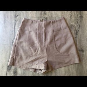 High waisted dress shorts